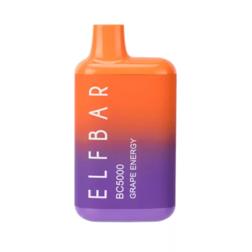 ELF BAR BC5000 GRAPE SODA ENERGY DRINK