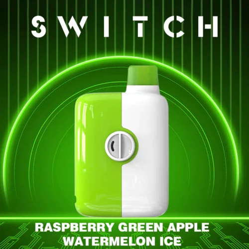 Mr Fog Switch 5500 Puffs Green Apple Raspberry Watermelon Ice