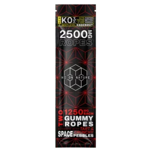 2500mg KNOCKOUT GUMMY ROPES - SPACE PEBBLES