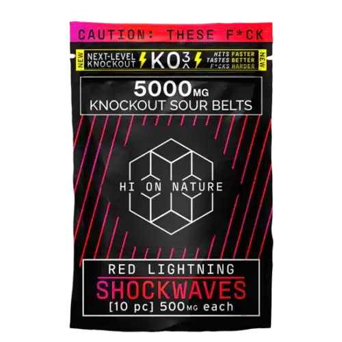 5000mg KNOCKOUT SHOCKWAVES - RED LIGHTNING