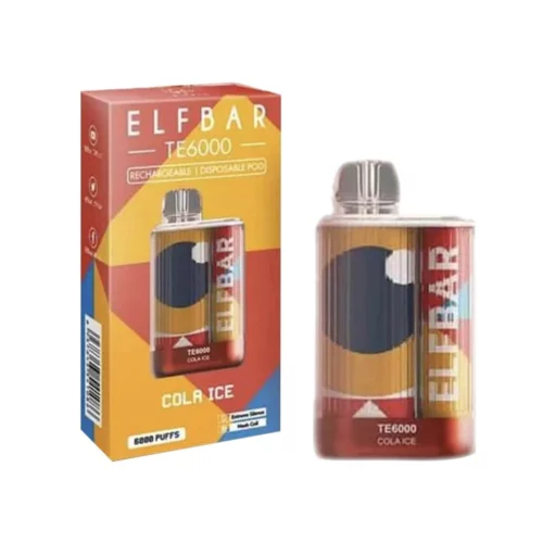 Cola Ice - Elf Bar TE6000 Disposable Vape - 6000 Puffs