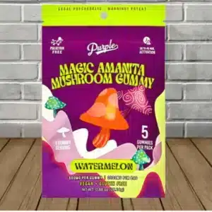 Watermelon Purple Magic Amanita Mushroom 3000mg Gummies