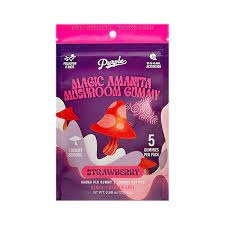 Strawberry Purple Magic Amanita Mushroom 3000mg Gummies