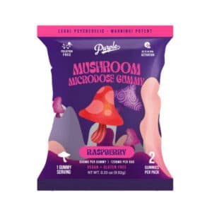 Raspberry Purple Magic Amanita Mushroom 3000mg Gummies