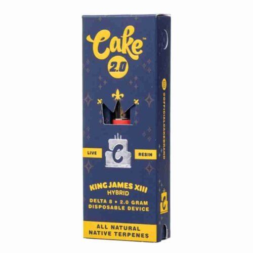 KING JAMES XIII - CAKE DELTA-8 LIVE RESIN DISPOSABLE 2G