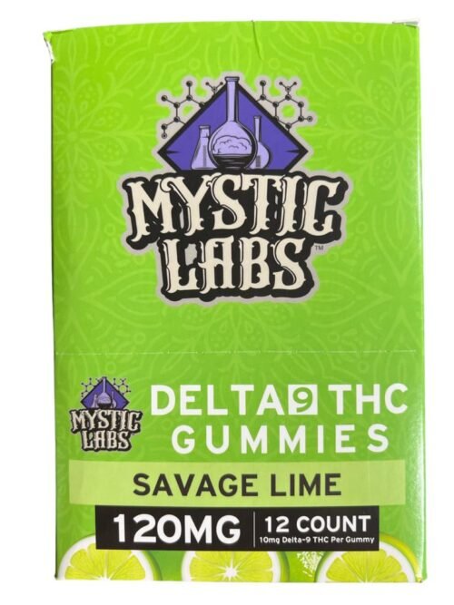 Savage Lime - Mystic Labs Delta-9 THC Gummies