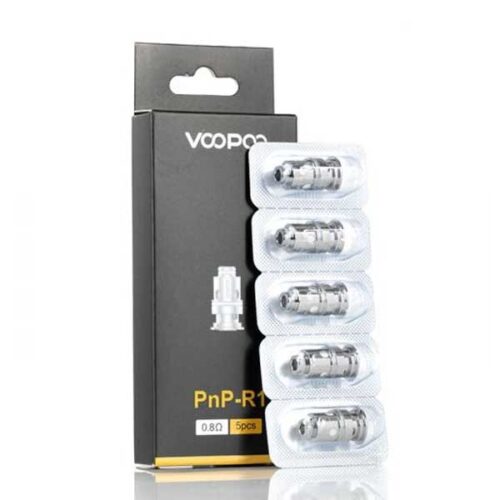 VOOPOO PNP REPLACEMENT COILS - PACK OF 5 - PnP-R2 (1.0 Ohm)