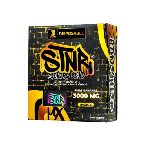 STNR, Stoners Blend 3 Gram Disposables 3000MG -?Phat Bananas