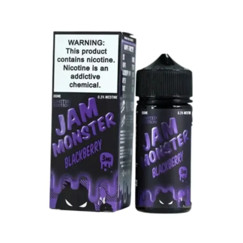 Blackberry E-Liquid Jam Monster 100ml Vape Device