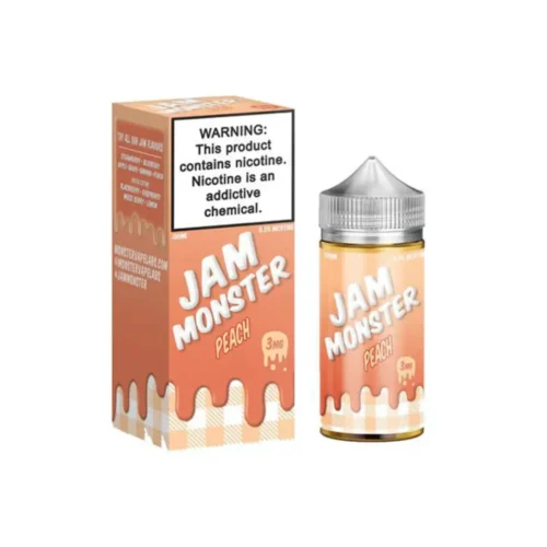 Peach E-Liquid Jam Monster Disposable Vape Device