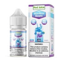 Pod Juice 35mg Tf Nicotine Salt e Liquid 30ml Blue Razz Slushy