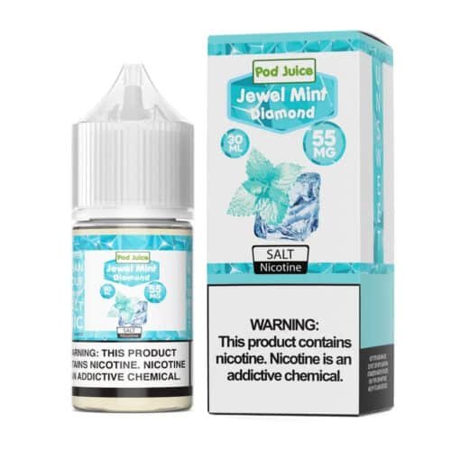 Pod Juice 35mg Tf Nicotine Salt e Liquid 30ml Jewel Mint Diamond