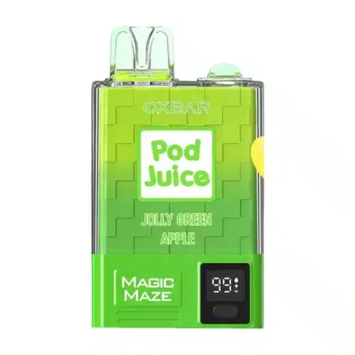 JOLLY GREEN APPLE - POD JUICE - OXBAR 10000 PUFFS