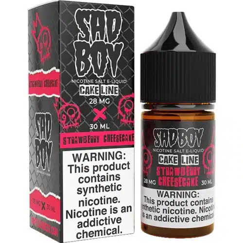 SAD BOY – 30ML TFN E-LIQUID – STRAWBERRY CHEESECAKE