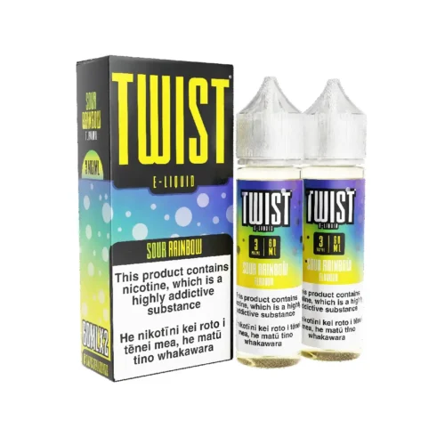 Sour Rainbow Twist E Liquid 120ml Flavor Juice Vape Device