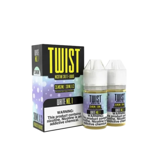 White No.1 Twist Salt E Liquid 60ml Vape Device