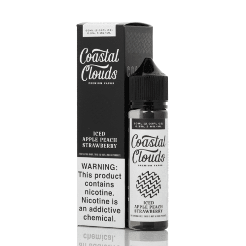 Iced Apple Peach Strawberry - Coastal Clouds E Liquid 60ML