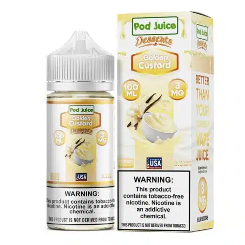 Pod Juice TFN E Liquid 100ml Golden Custard