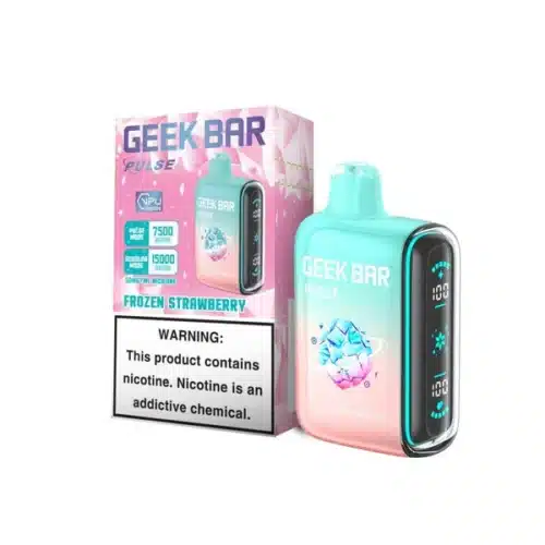 Frozen Strawberry Geek Bar Pulse 15000 Puffs