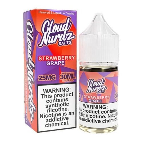 Strawberry Grape - Cloudz Nurdz T.F.N Salt E-Liquid 30ml