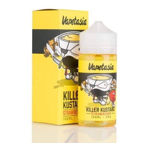 Killer Kustard Strawberry - Vapetesia E Liquid 100ML