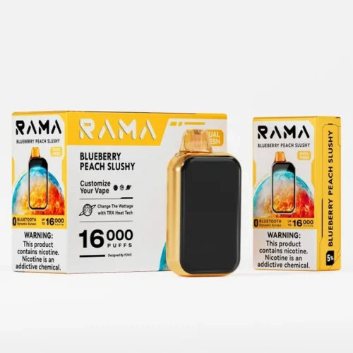 Blueberry Peach Slushy – Rama 16000 Puffs