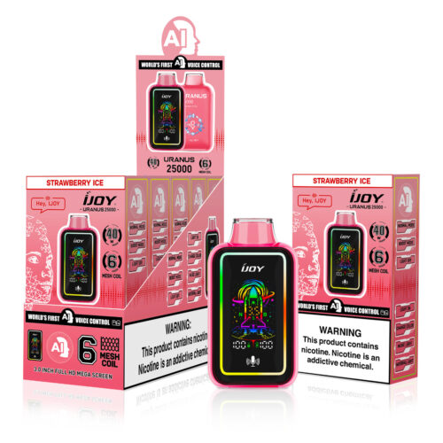 Strawberry Ice - IJoy Uranus 25000 Puffs