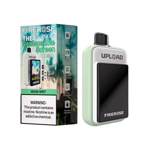 Miami Mint - Firerose Upload Replaceable Screen 25K Puffs