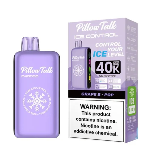 Grape B - Pop - Pillow Talk Ice Control 40K Disposable Vape