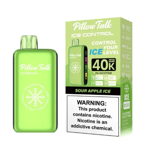 Sour Apple Ice - Pillow Talk Ice Control 40K Disposable Vape