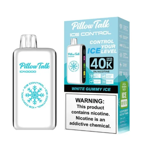 White Gummy Ice - Pillow Talk Ice Control 40K Disposable Vape