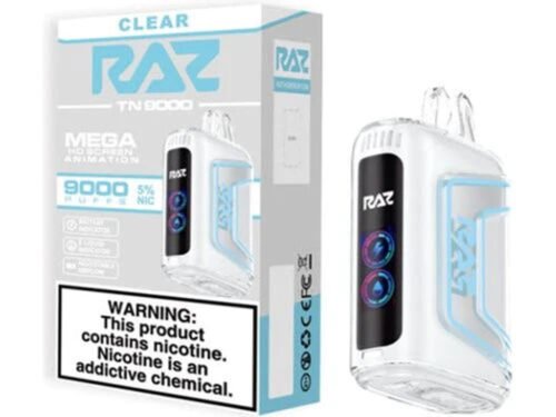 Clear – RAZ Vape TN9000 Disposable Vape