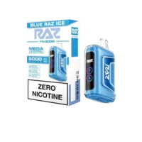 BLUE RAZZ ICE – RAZ TN9000 ZERO NICOTINE