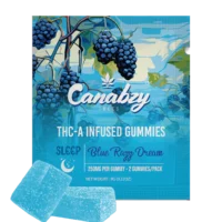 Canabzy THC-A Infused Gummies 500mg – Blue Razz Dream