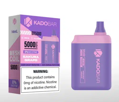 Sakura Grape - 0% Nicotine - Kado Bar 5000