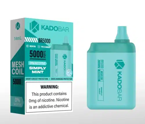 Simply Mint - 0% Nicotine - Kado Bar 5000