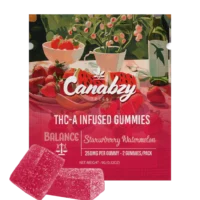 Canabzy THC-A Infused Gummies 500mg – Strawberry Watermelon