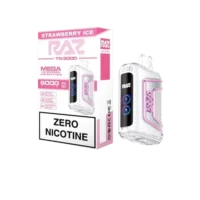 STRAWBERRY ICE – RAZ TN9000 ZERO NICOTINE