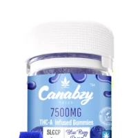 Canabzy THC-A Infused Gummies 7500mg – Blue Razz Dream