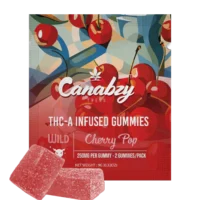 Canabzy THC-A Infused Gummies 500mg – Cherry Pop