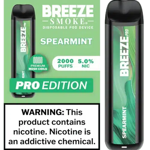 Spearmint – Breeze Pro 2000 Puffs