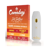 Canabzy Disposable – Jet Setter – Lemonade + Watermelon Zlushie