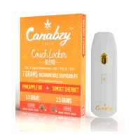 Canabzy Disposable – Couch Locker Blend – Pineapple OG + Sunset Sherbet