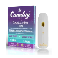 Canabzy Disposable – Couch Locker Blend – Grape Candy + Crunch Berries