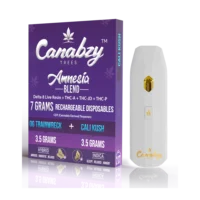 Canabzy Disposable – Amnesia Blend – OG Trainwreck + Cali Kush