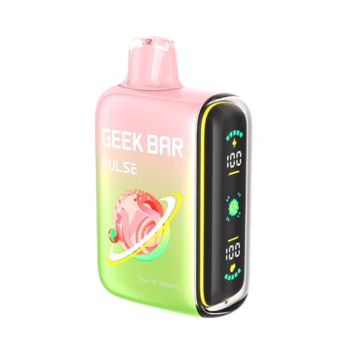 Sour Strawberry (Sour Edition) Geek Bar Pulse 15000 Puffs