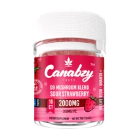 Canabzy Gummies Sour Strawberry