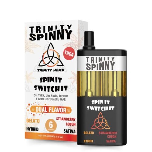 Trinity Hemp Trinity Spinny THC-A Disposable Gelato - Strawberry Cough