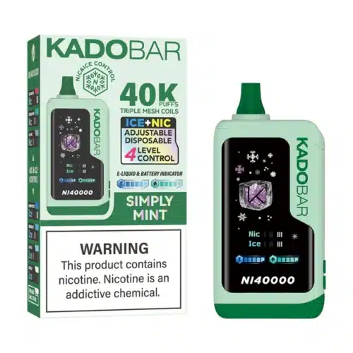 Kado Bar NI40K Ice+Nic Control Disposable - Simply Mint