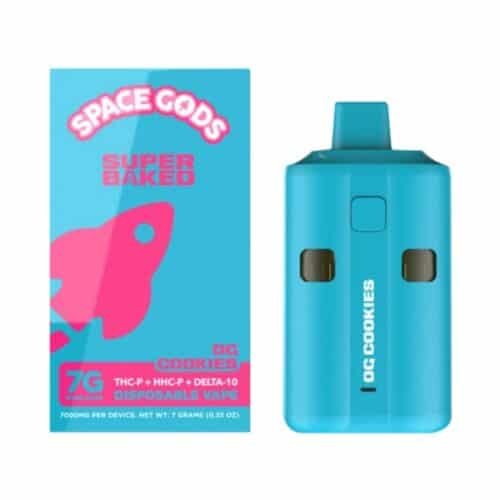 Space Gods Super Baked THC-P Disposable 7G - Og Cookies